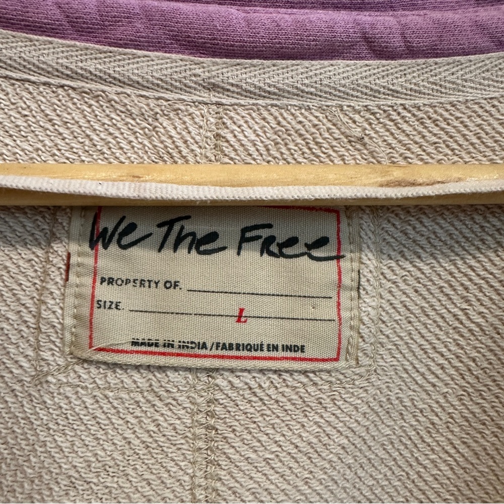 Free People | L | purple and off white Clean Prep Polo - Picture 5 of 13